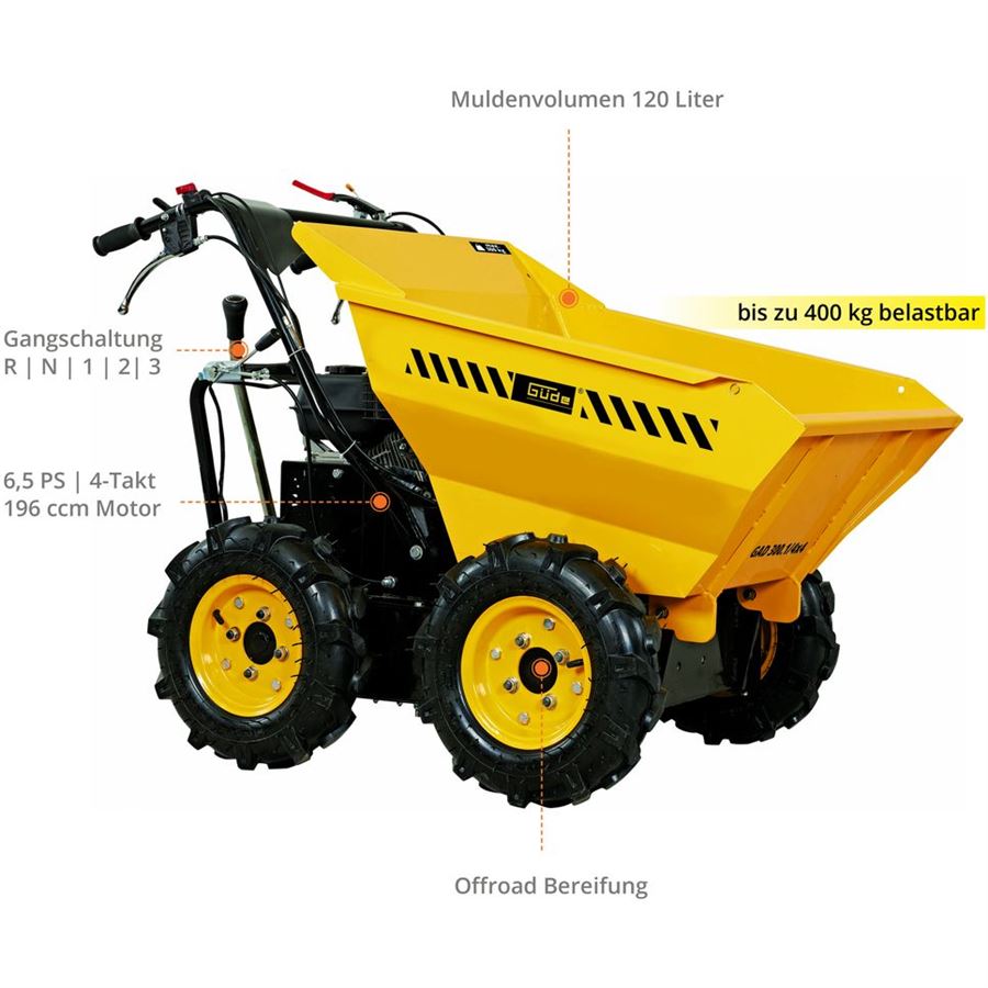 Mini dumper GAD 400.1/4x4