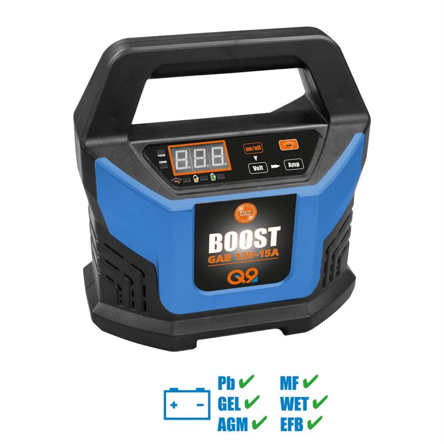 Automatická nabíječka baterií GAB 12V-15A-BOOST