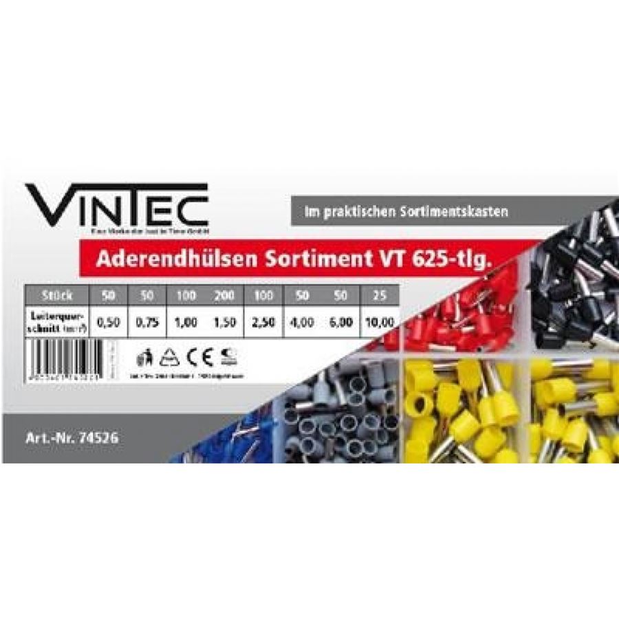 Sortiment kabel. dutinek VT