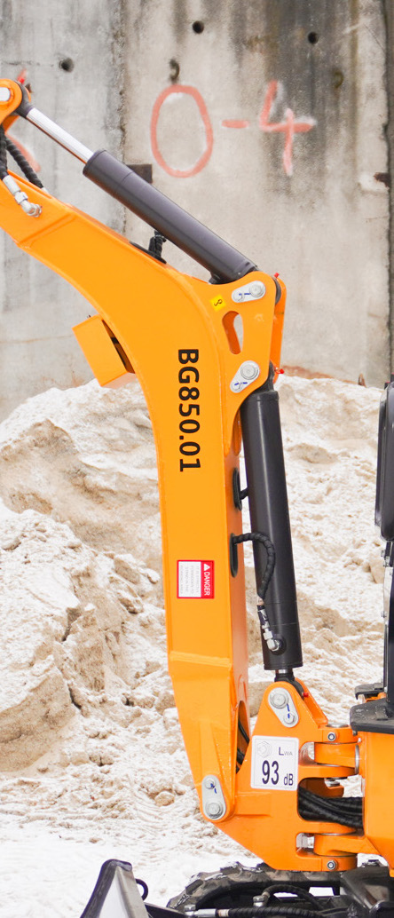 Minibagr BG850.01 II Briggs&Stratton lžíce 400mm