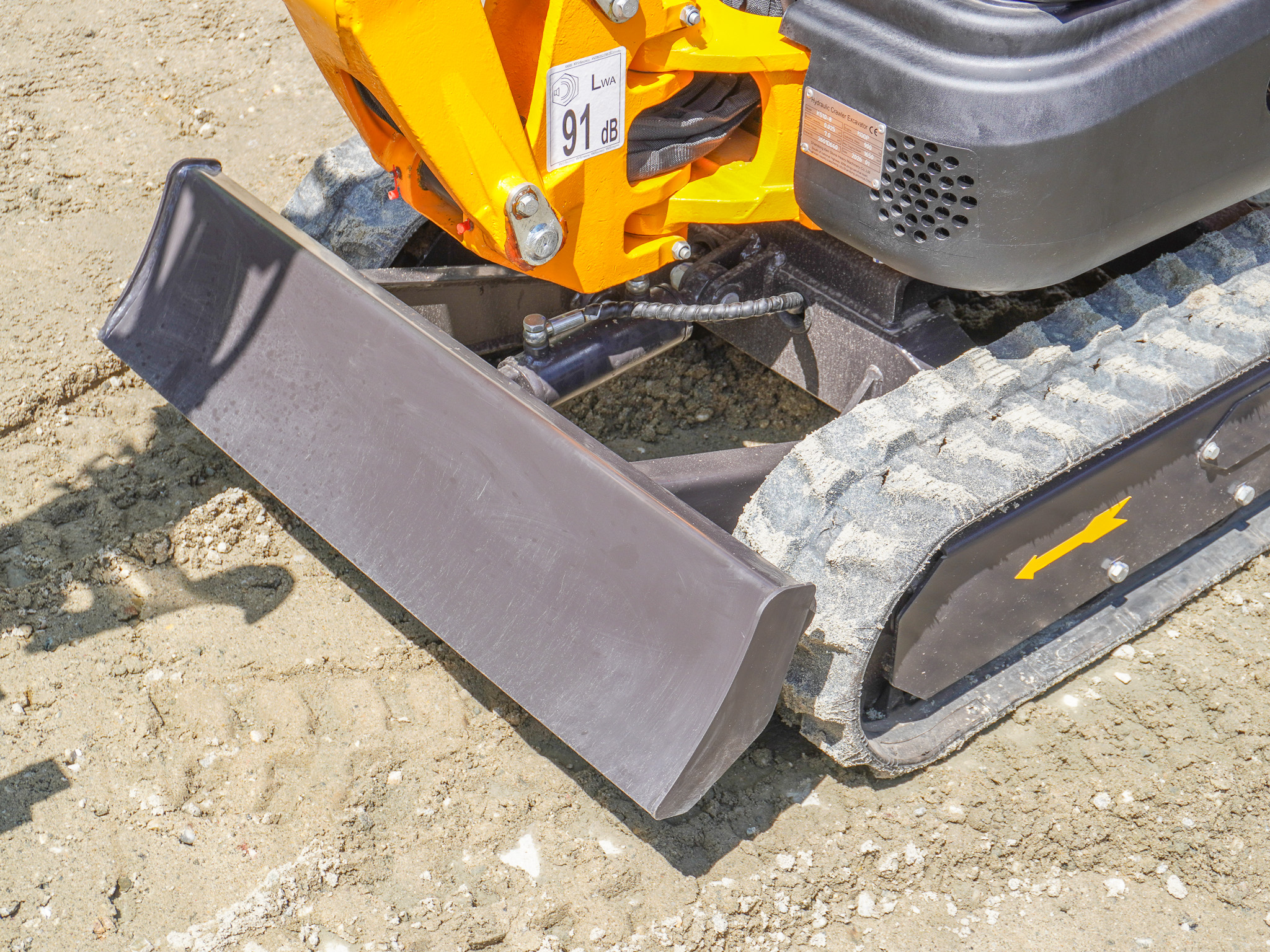 Minibagr BG910.01 II lžíce 400mm, přidržovací palec mechanický