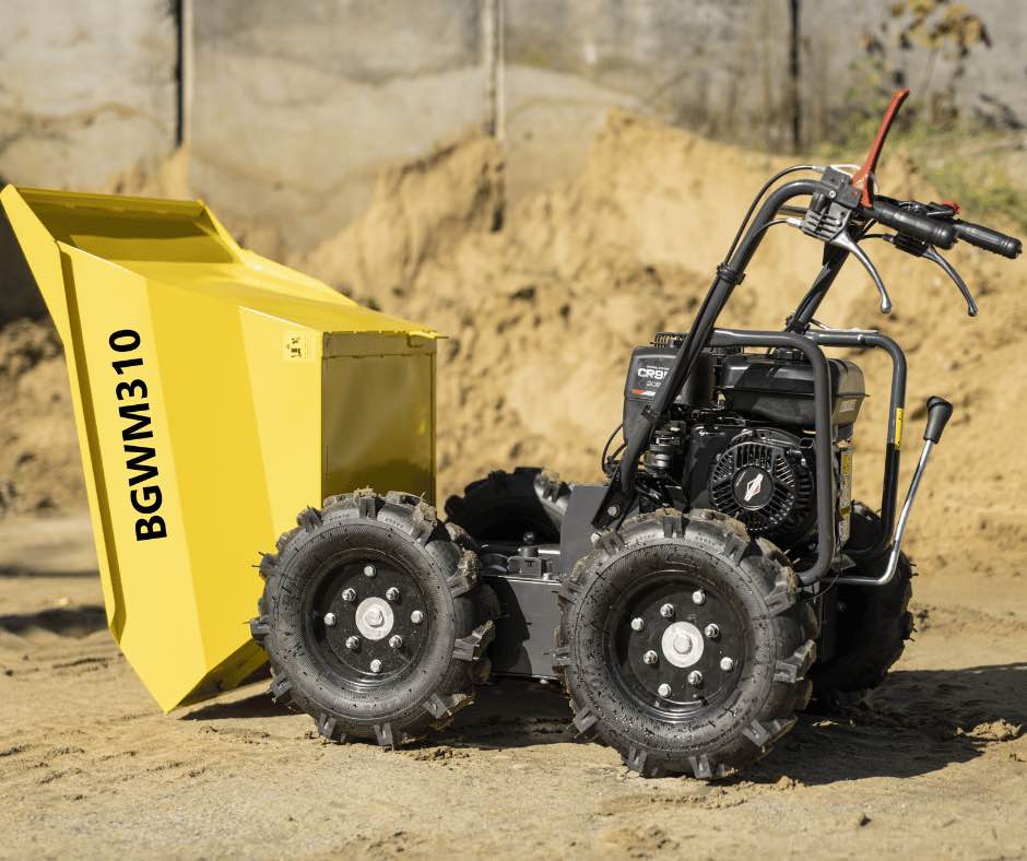 Minidumper kolový BGWM310 4x4 Briggs&Stratton e-start