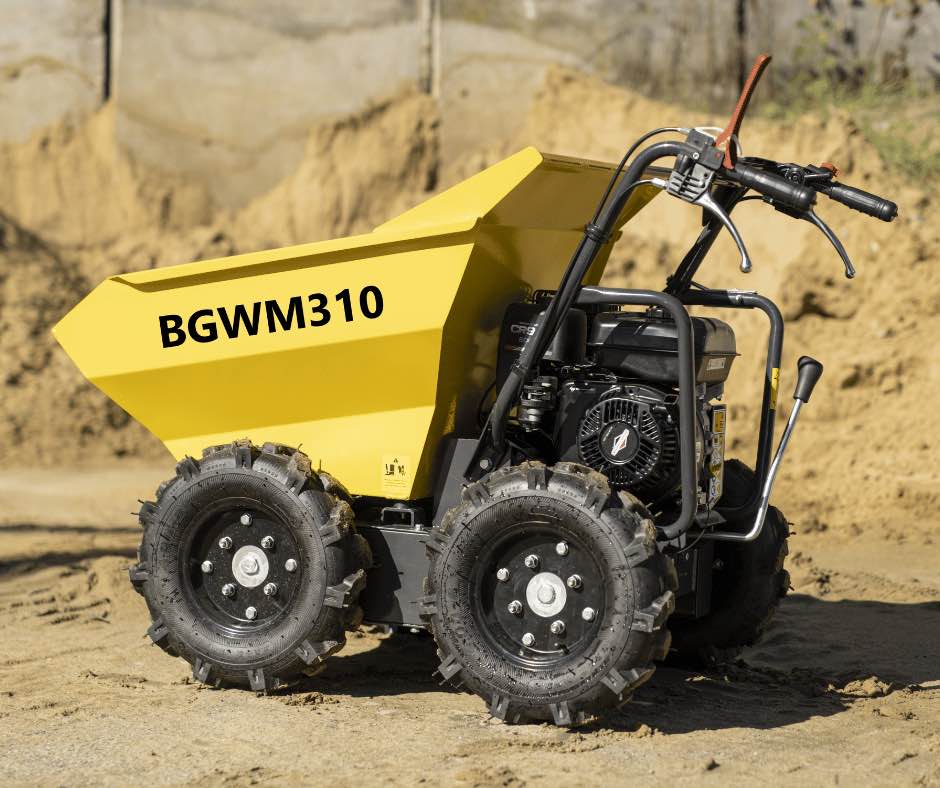Minidumper kolový BGWM310 4x4 Briggs&Stratton e-start