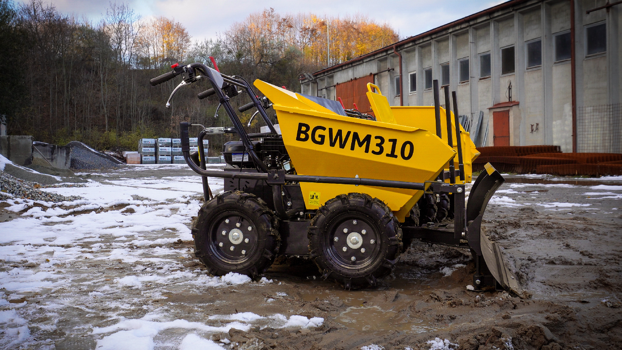 sněžný pluh minidumper BGWM310